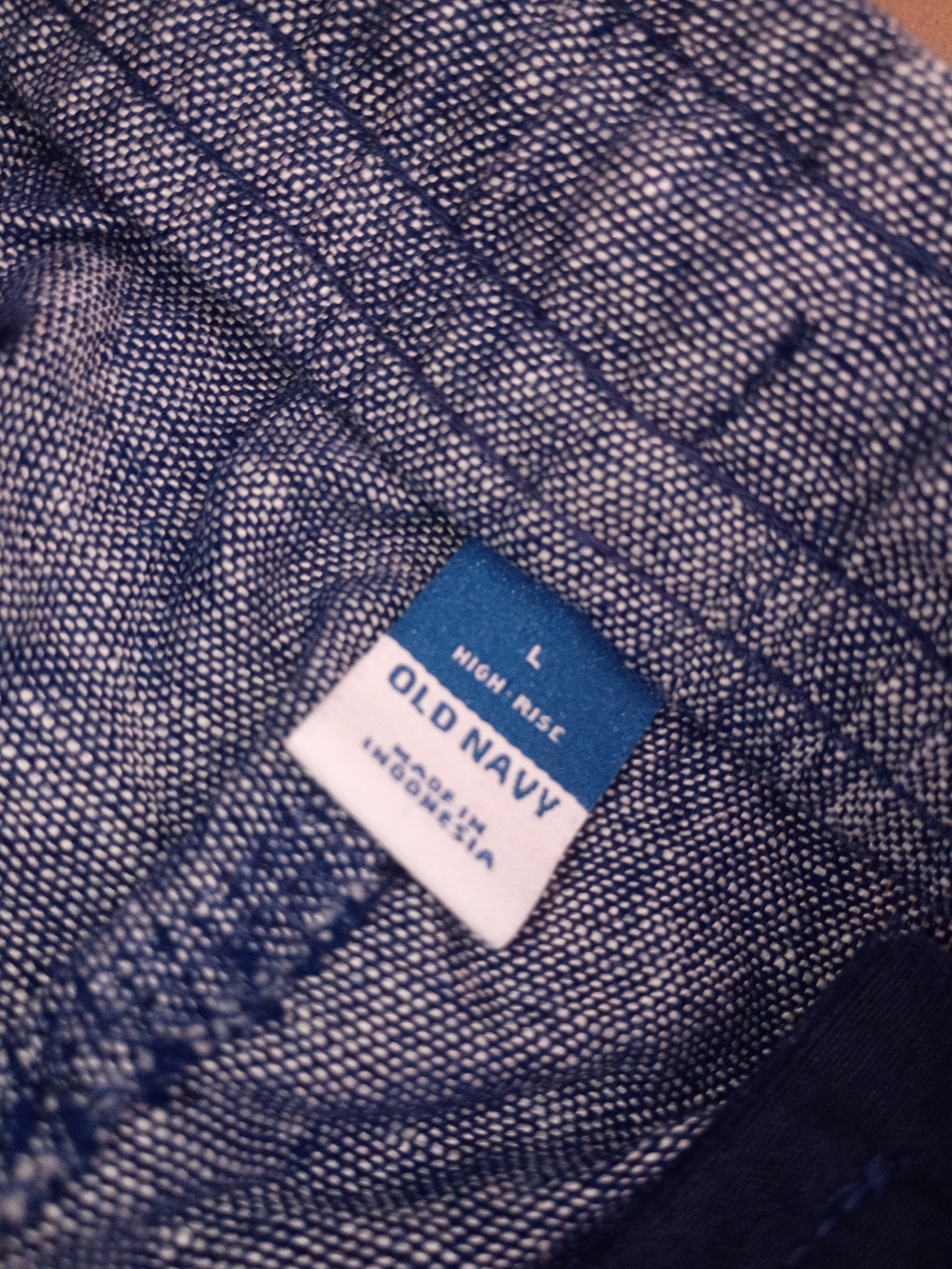 Old Navy Navy Blue High-Rise Shorts - Picture 2 of 3